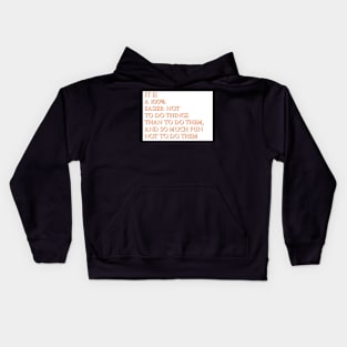 John Mulaney Quote Kids Hoodie